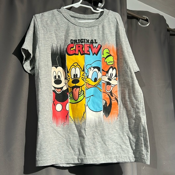 Kids Disney original crew Mickey Mouse, Pluto, Donald Duck goofy T-shirt 10/12 - Picture 1 of 4
